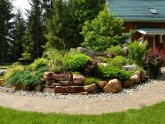 Landscape Design Of Alpine Mountain